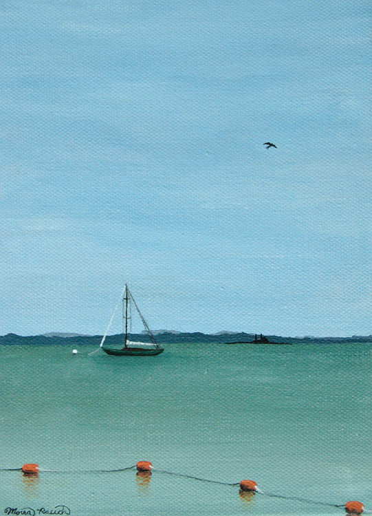 Painting of Bellows Island